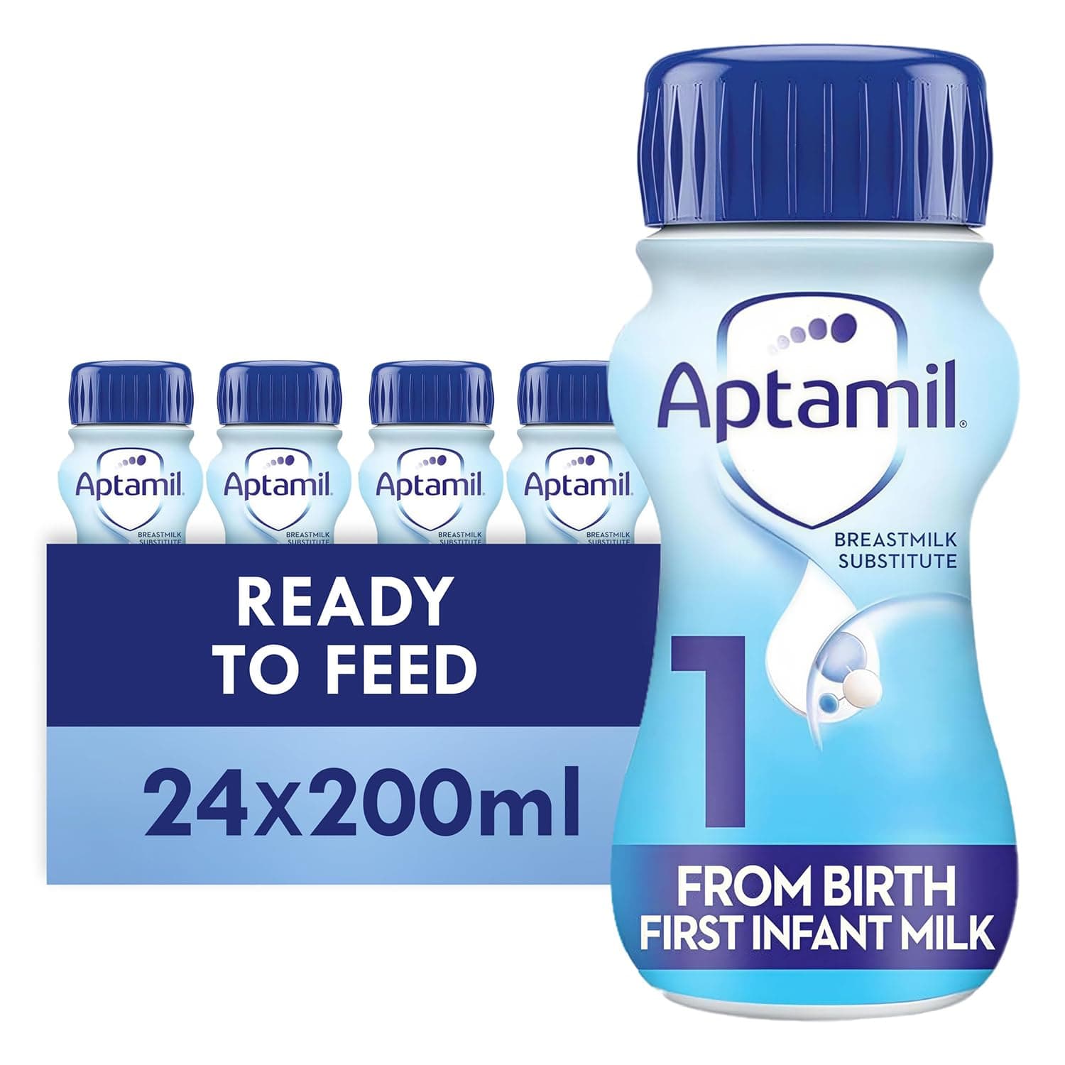 Breastmilk Substitute 1 First Infant Milk From Birth Pack of 24 x 200ml