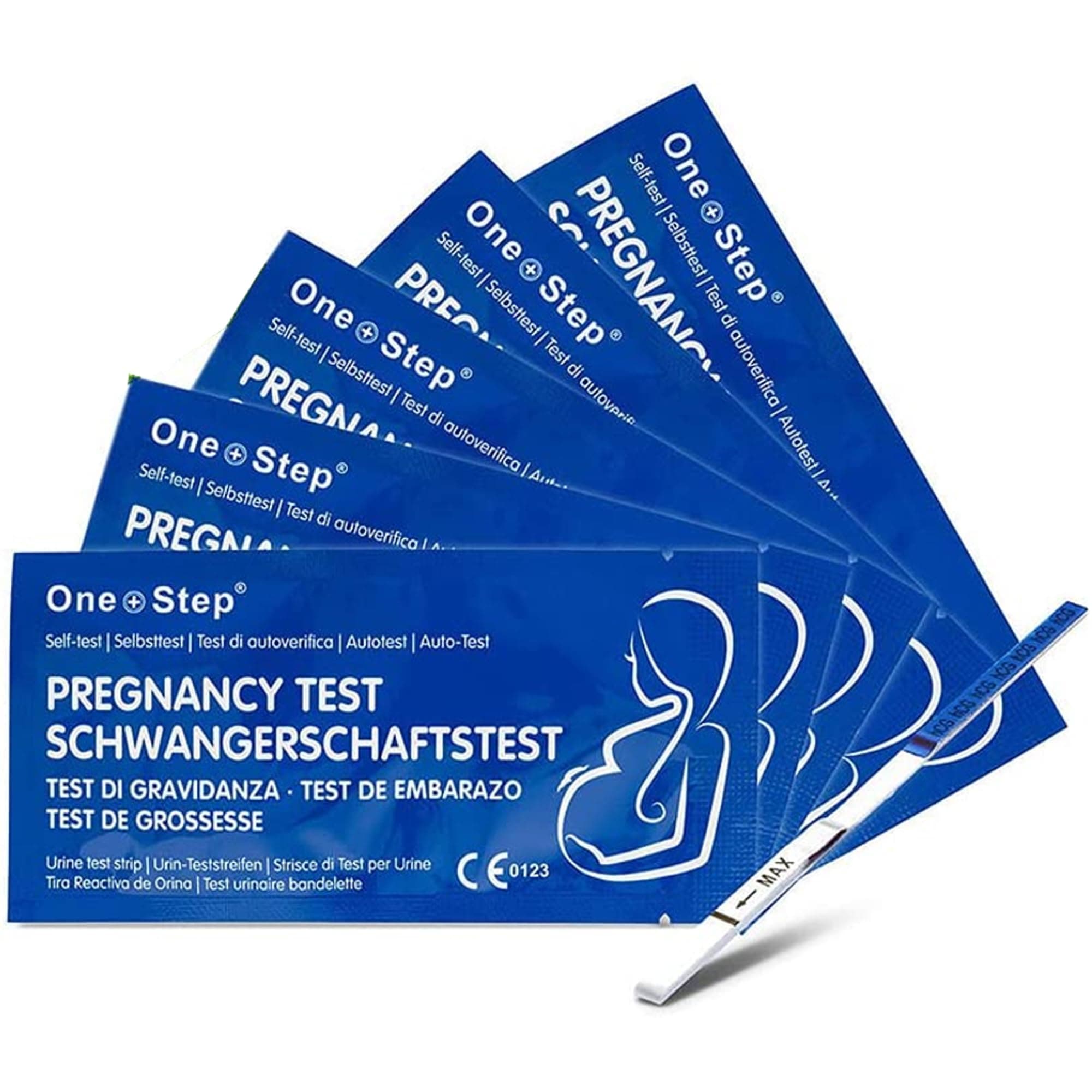 10 Highly Sensitive 10mIU Pregnancy Test Strips (Tests up to 6 Days Earlier)