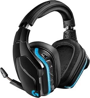 Logitech G935 Gaming Headset Kabellos mit 7.1 Surround Sound/LightsyncCarbon Neutral Certified by SCS Global Services