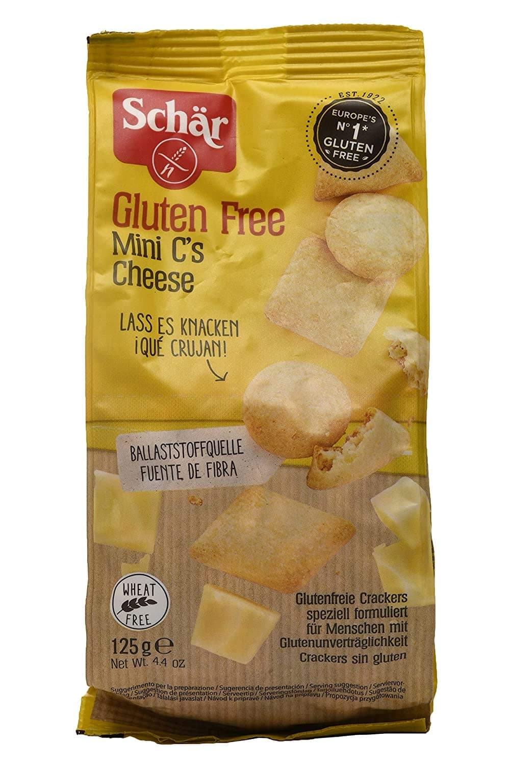 Schar Gluten Free Mini C'S Cheese, 125 g