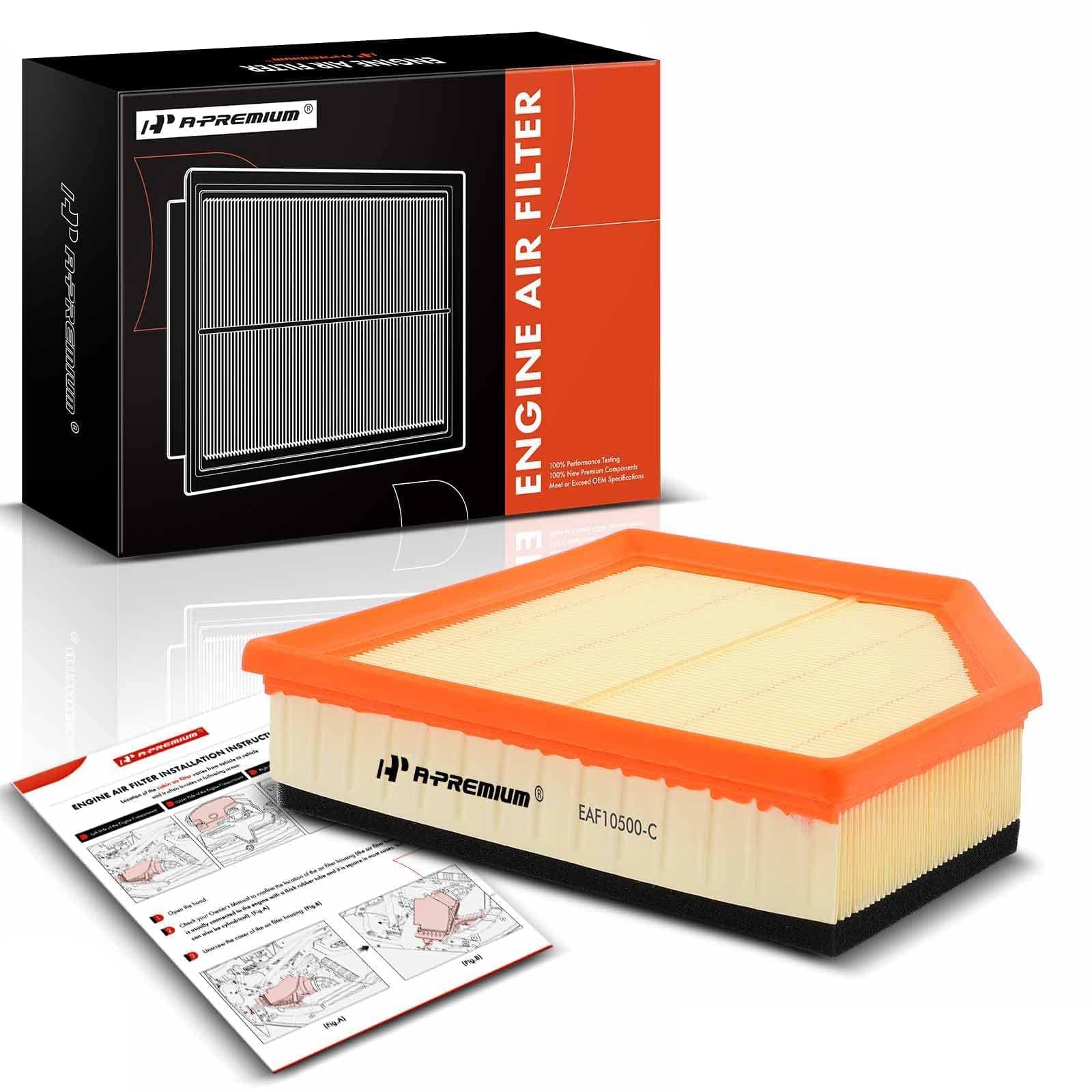 Engine Air Filter Compatible with Volvo S60, S80, V60, V70, XC60, XC70, 2008-2016, 3.0L 3.2L, Replace# 30745344