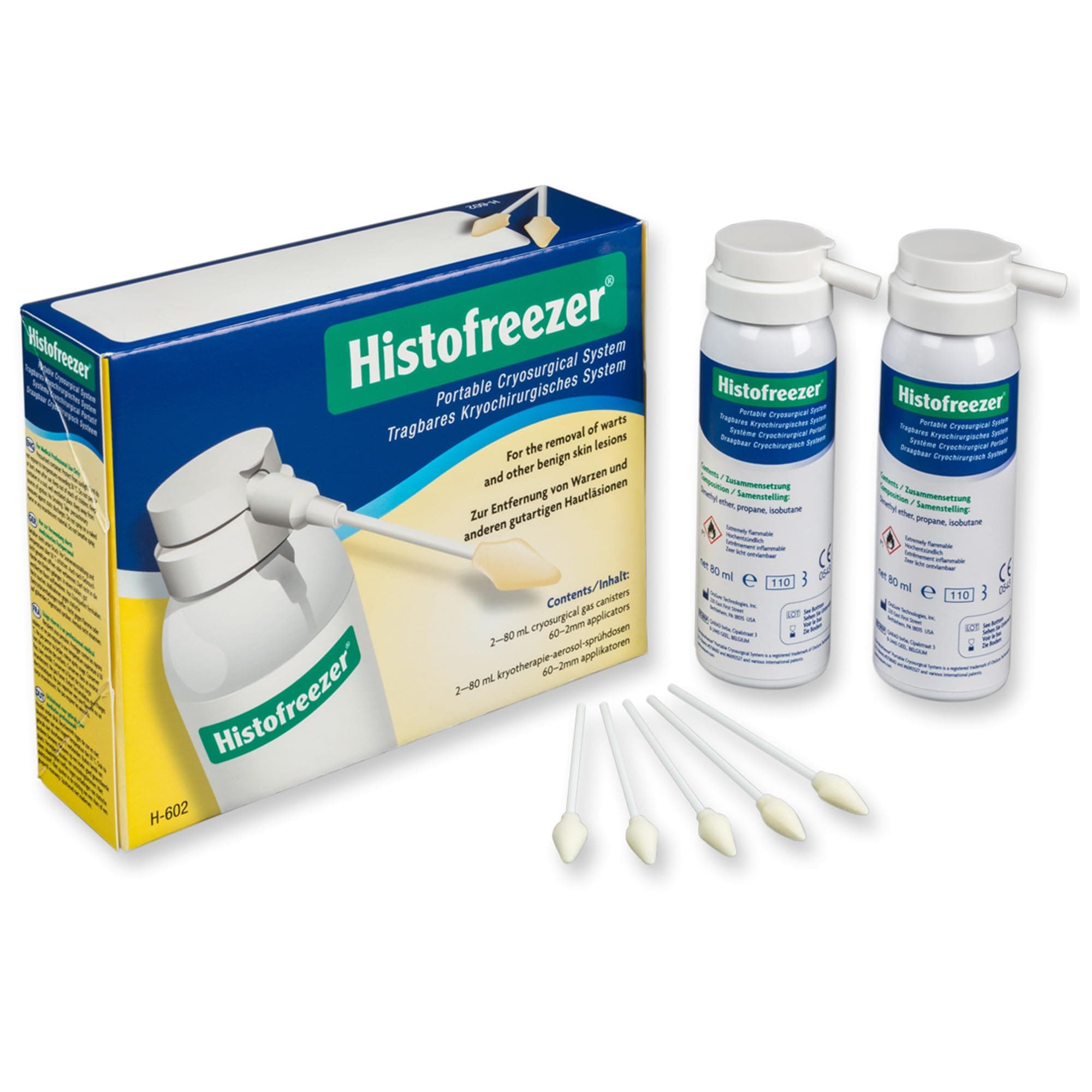 30591 Cryotherapeutic Agent, 2 x 80 ml + 60App, 2 mm