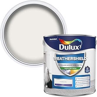 Weather Shield Quick Dry Satin Paint, 2.5 L - Pure Brilliant White