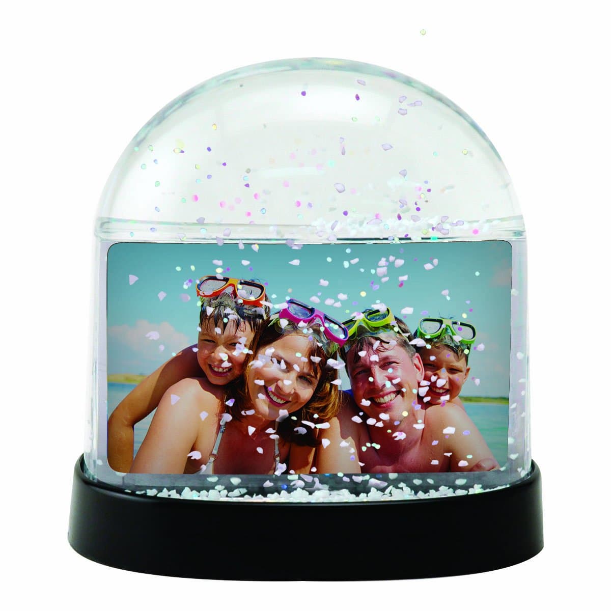 Neil Enterprises Inc. Horizontal Photo Snow Globe (Clear)