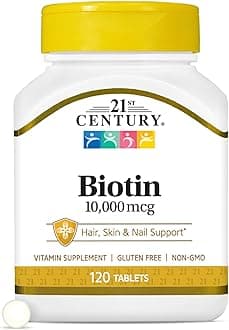 21st Century 21st Century, Biotin, 10,000 mcg, 60 Tablets