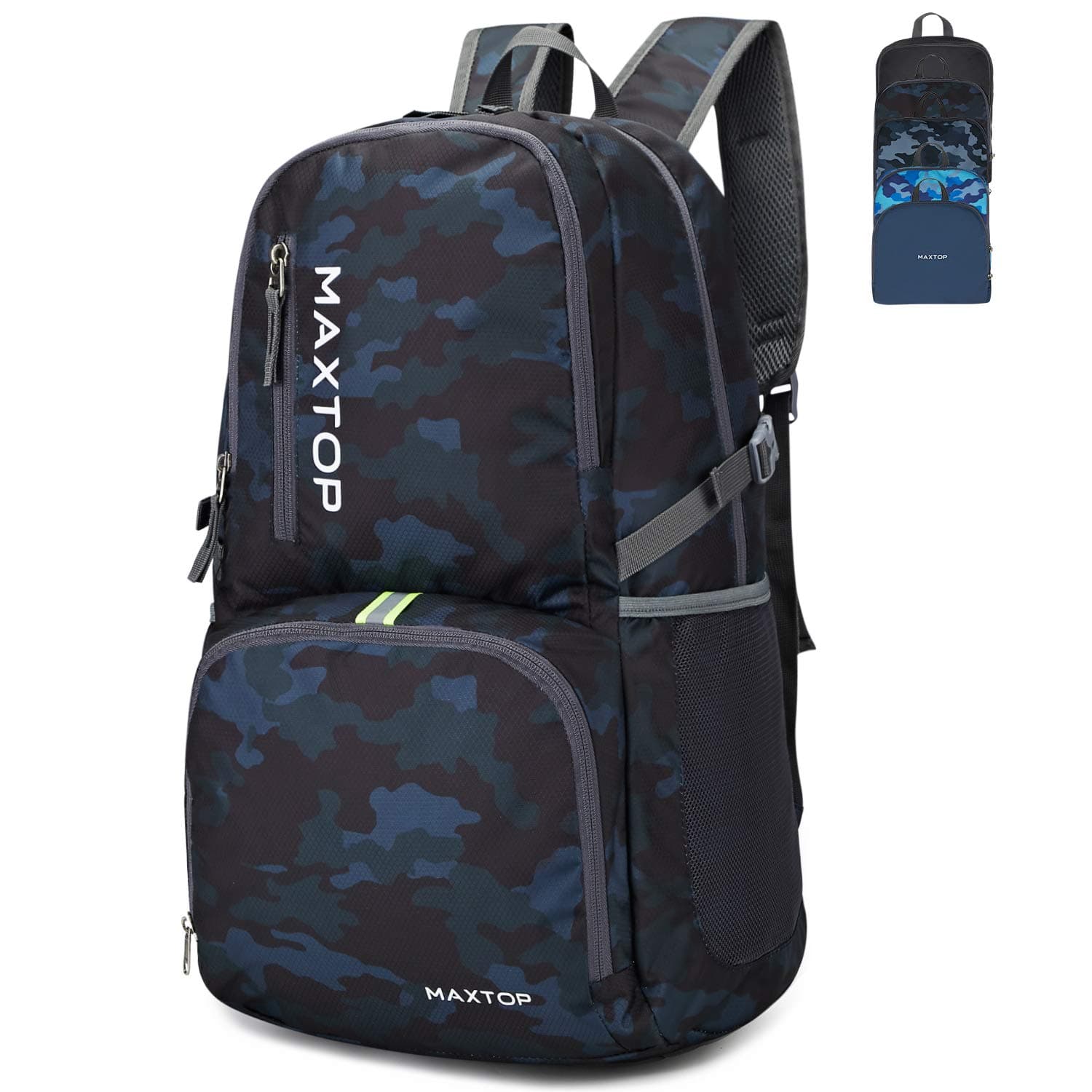 MAXTOP 30L Backpack Ultra Lightweight Packable Foldable Rucksack Water Resistent For Men Women Outdoor Camping Hiking Travel Daypack Handy Durable Gifts For Men Women