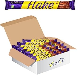 VSTARAll Chocolate Bars Collection (Cadbury Flake Bar 32g, Half Box), 1.0 count