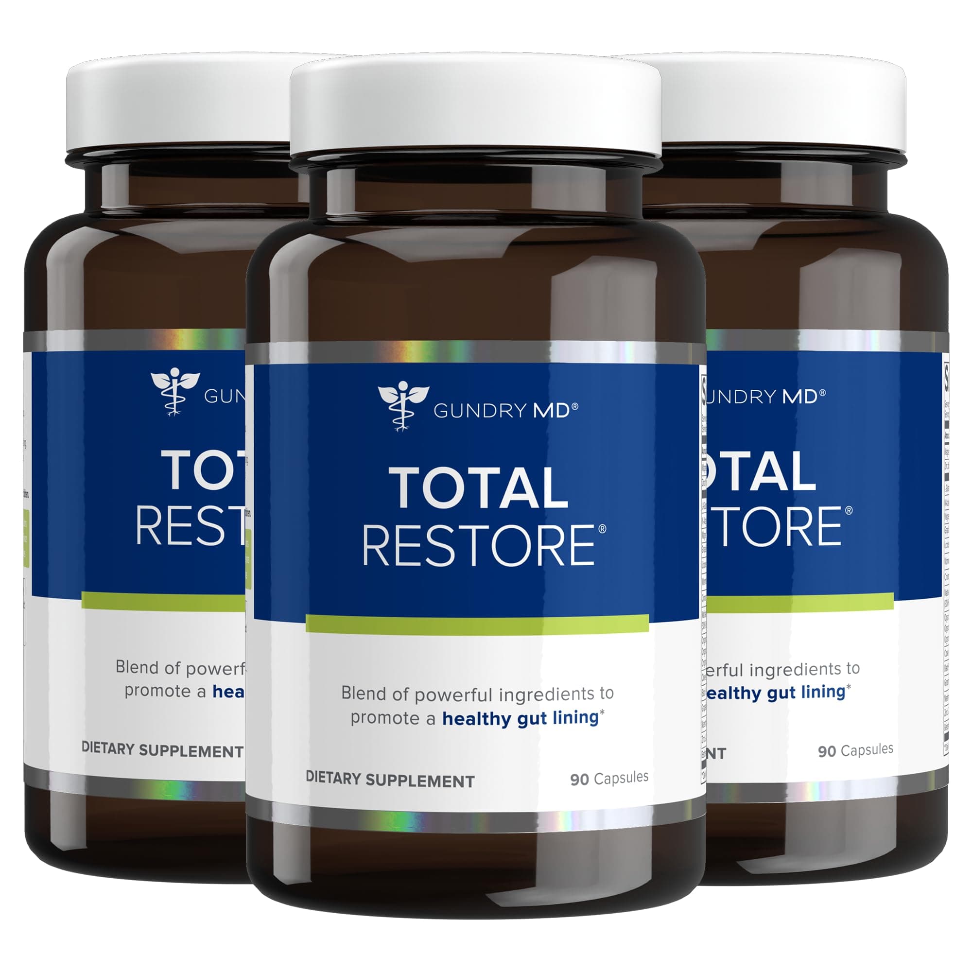 - Total Restore Gut Lining Support, Digestive Supplement for Gastrointestinal Wellness, Gut Health Supplement, Gut Health for Women and Men, 90 Capsules (3)