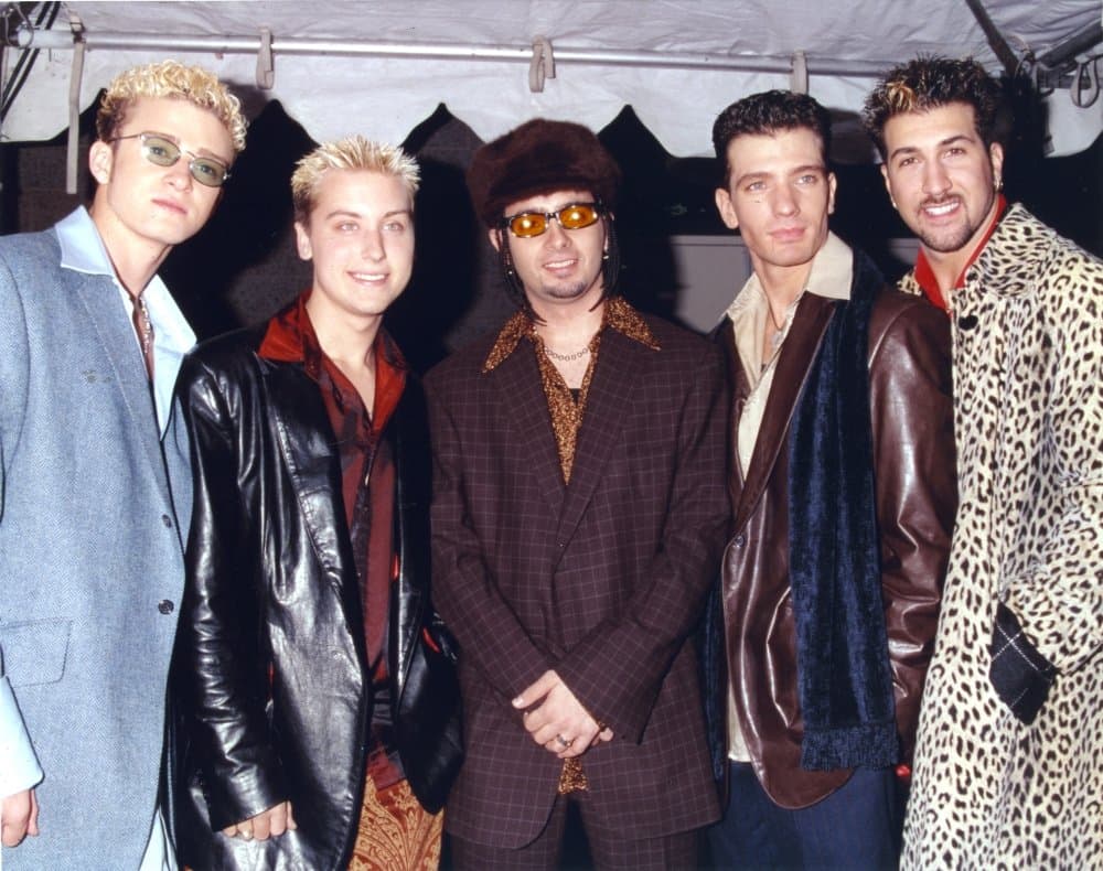 Nsync Group Posed in Coat Photo Print (10 x 8)