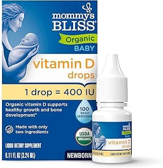 Organic Drops No Artificial Color, Vitamin D, 0.11 Fl Oz
