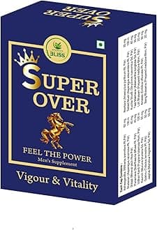 Ayurveda Super Over Men's Supplement | Herbal Ayurvedic Capsules for Stamina, and Energy (3)
