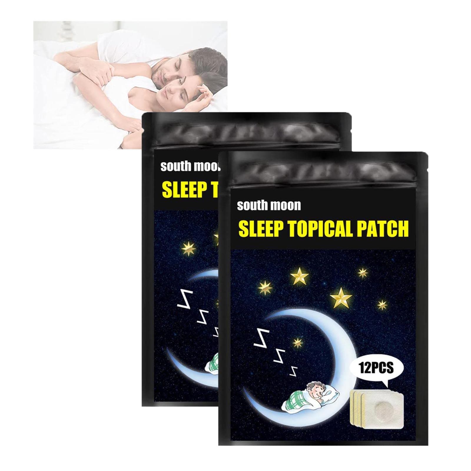 Sleeping Patch Sleep Patches, Natural Sleep Patches Sleep Support Patches Sleep Aid Patch for Adults Fall Asleep Faster Better Sleep (2Bags=24PCS)