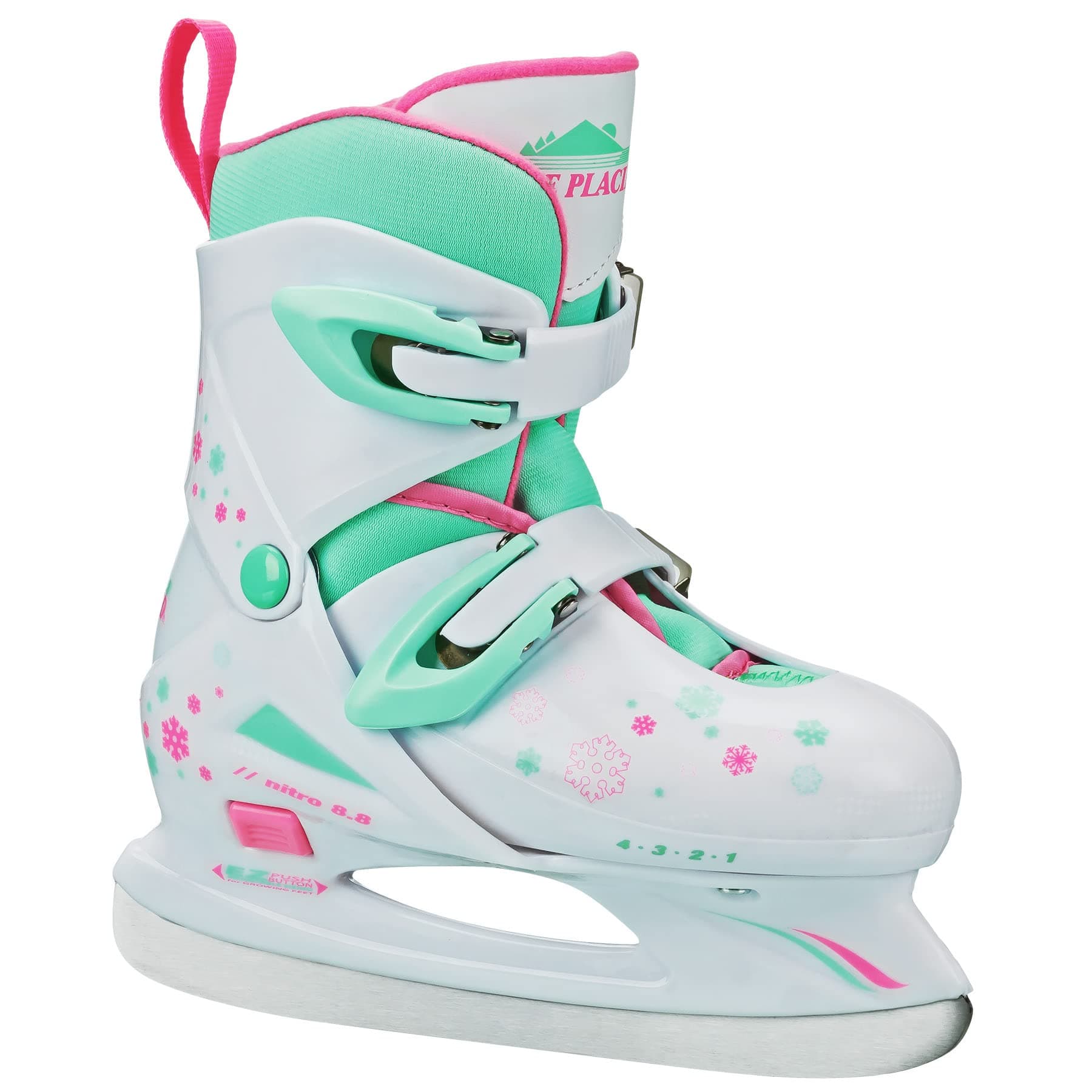 Lake Placid Boys Nitro 8.8 Adjustable Ice Skates