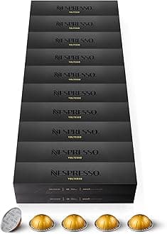 Nespresso Vertuo Voltesso 200 Coffee Capsules Intensity 4 for Espresso 40 ml (20 Packs of 10)