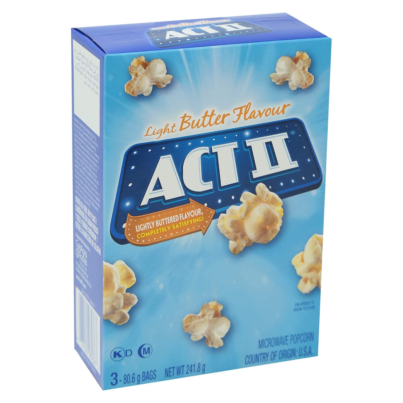 ACT II Light Butter Flavor Popcorn, 241 gm