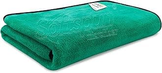 SOFTSPUN Microfiber Bath Towel 1 pc Parrot Green ! Ultra Absorbent Super Soft & Lightweight Quick Drying for Men & Women Daily Use Extra Large Size Unisex.