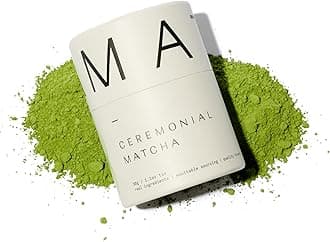 Ceremonial Grade Matcha, Stone-Milled from Wazuka, Kyoto Family Tea Estate, Hot or Iced, 1.1 Ounce Airtight Seal Tin