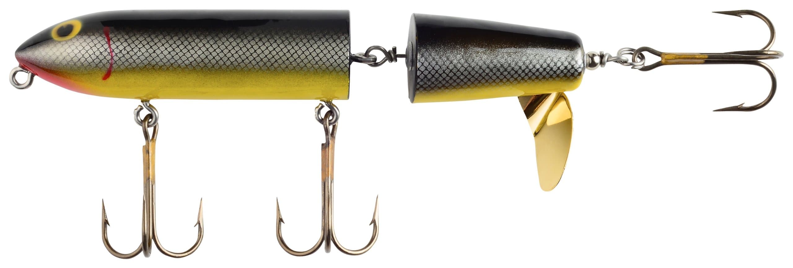 Yakima Bait Poe's Awaker Hand Crafted Jointed Cedar Surface Spinner