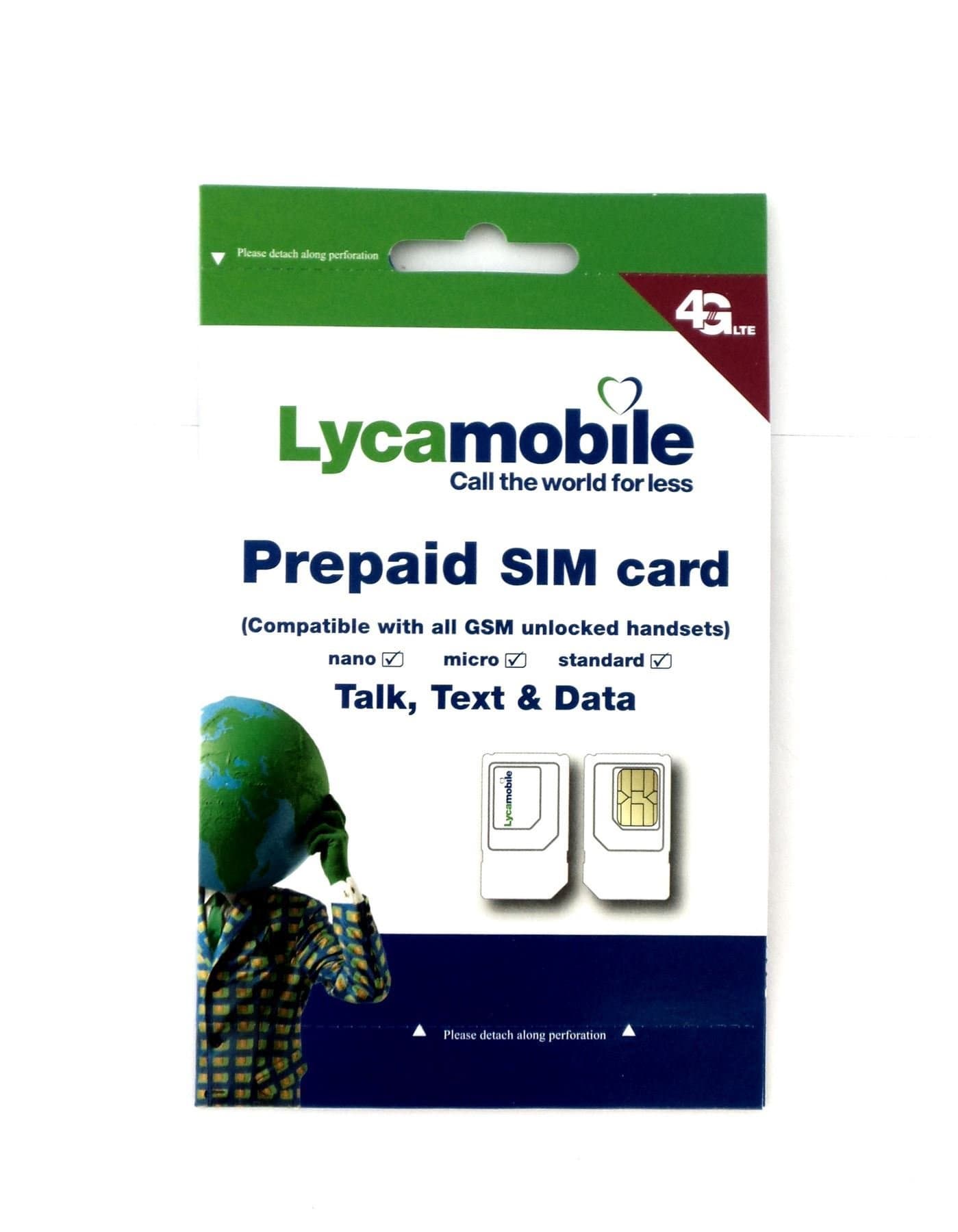 Lycamobile Plus USA Prepaid Sim Card