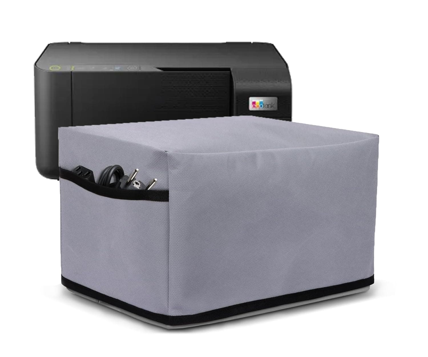 Dust & Water Proof Printer Cover for Epson EcoTank L3252 / L3250 / L3211 / L3260 / L3210 (Grey)