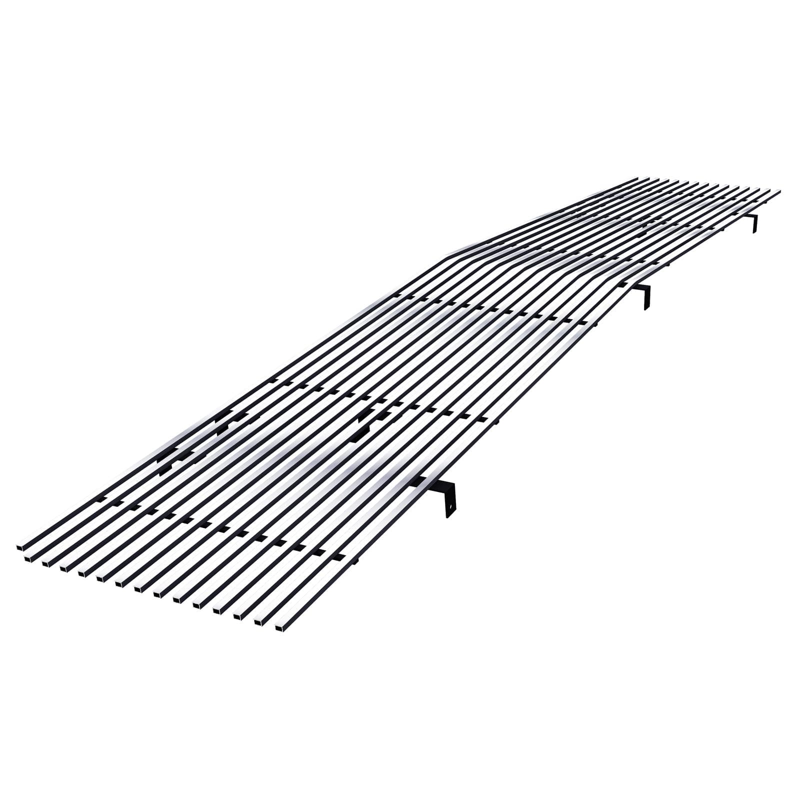 Off Roader Compatible with Chevy GMC C K Pickup Suburban Blazer Jimmy 1981-1987 Phantom Main Upper Stainless Steel Chrome 8x6 Billet Grille Insert ORGR-J19-C858202A