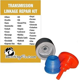 BushingFix IM1KIT1 - Transmission Shift Cable Bushing Repair Kit - Automatic Transmission Linkage Repair Kit, Transmission Repair Kit, Shifter Cable Bushing Fix, Shift Linkage Bushing Replacement