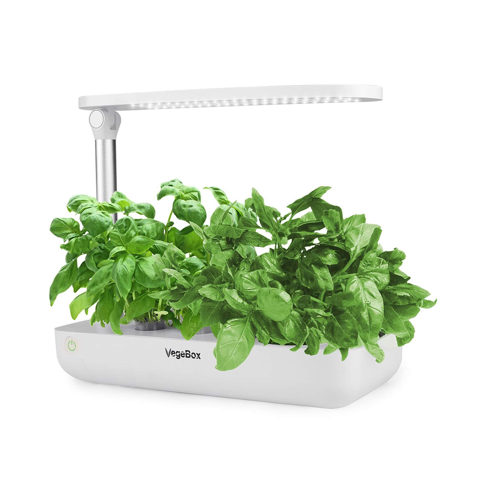 Hydroponics Growing System - Indoor Herb Garden, Smart Garden Starter Kit with LED Grow Lights for Home Kitchen, Plant Germination Kits (9 pods, White)