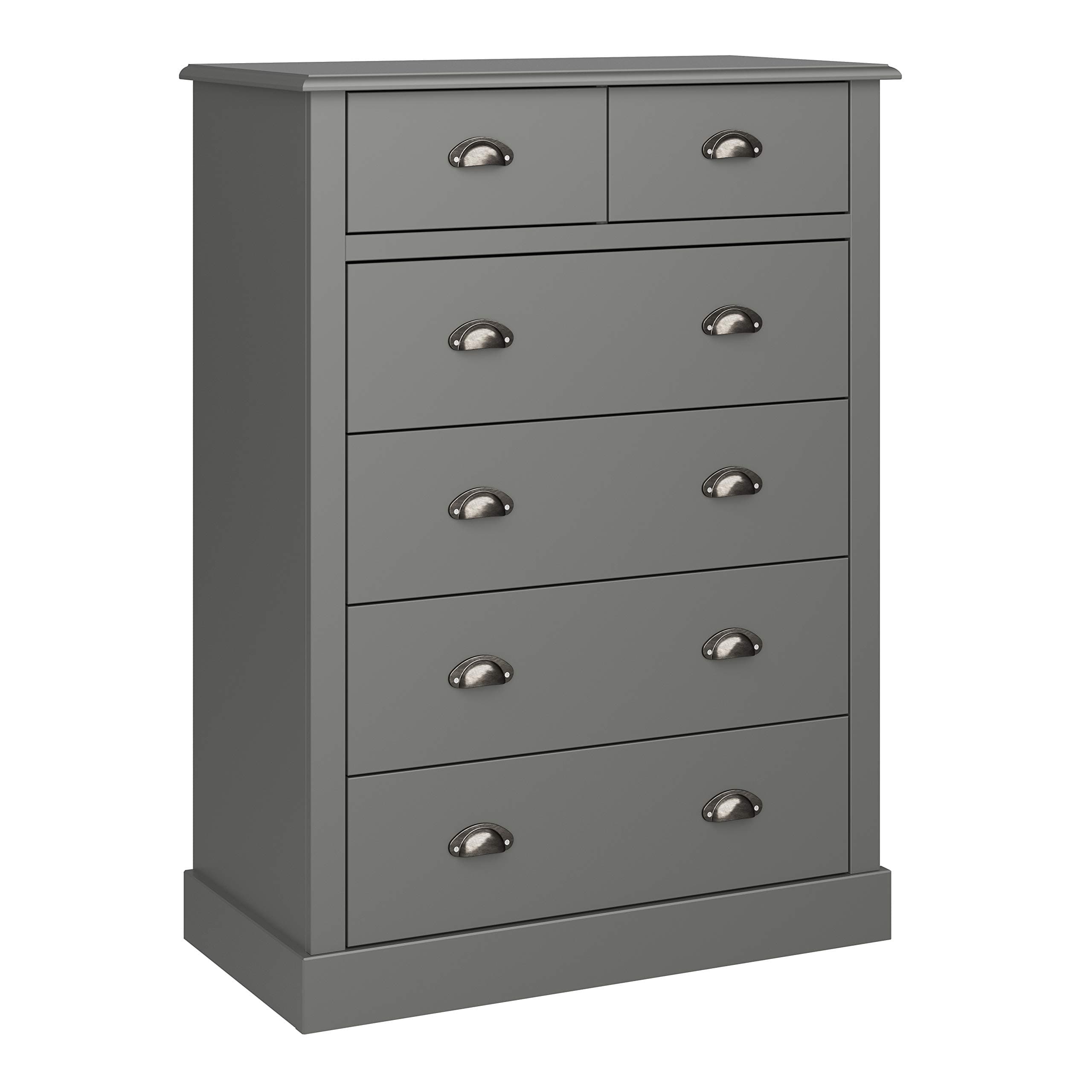 Steens Chest of Drawers, Grey, 2+4