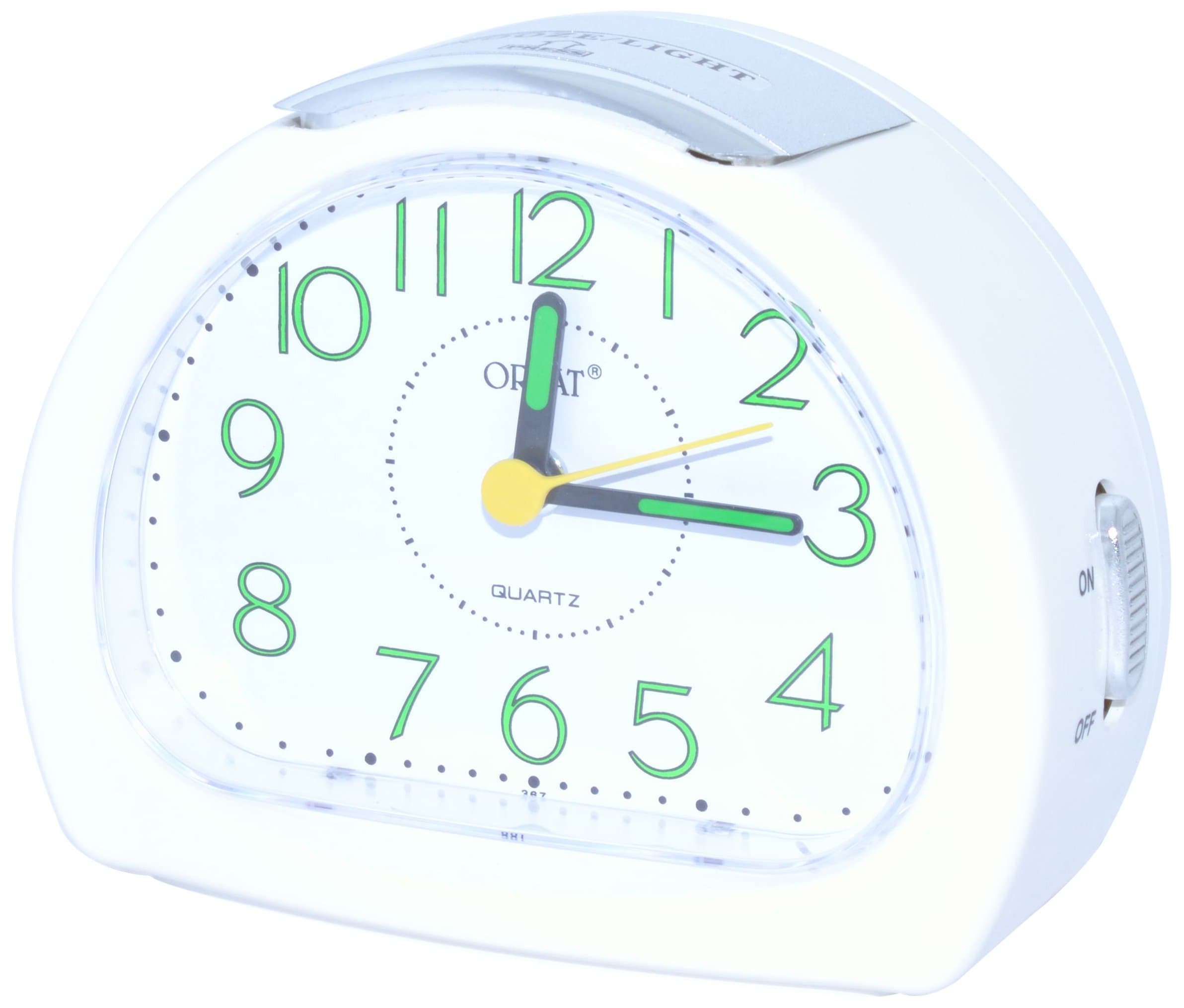 Orpat Beep Alarm Clock (White, TBZL-367)