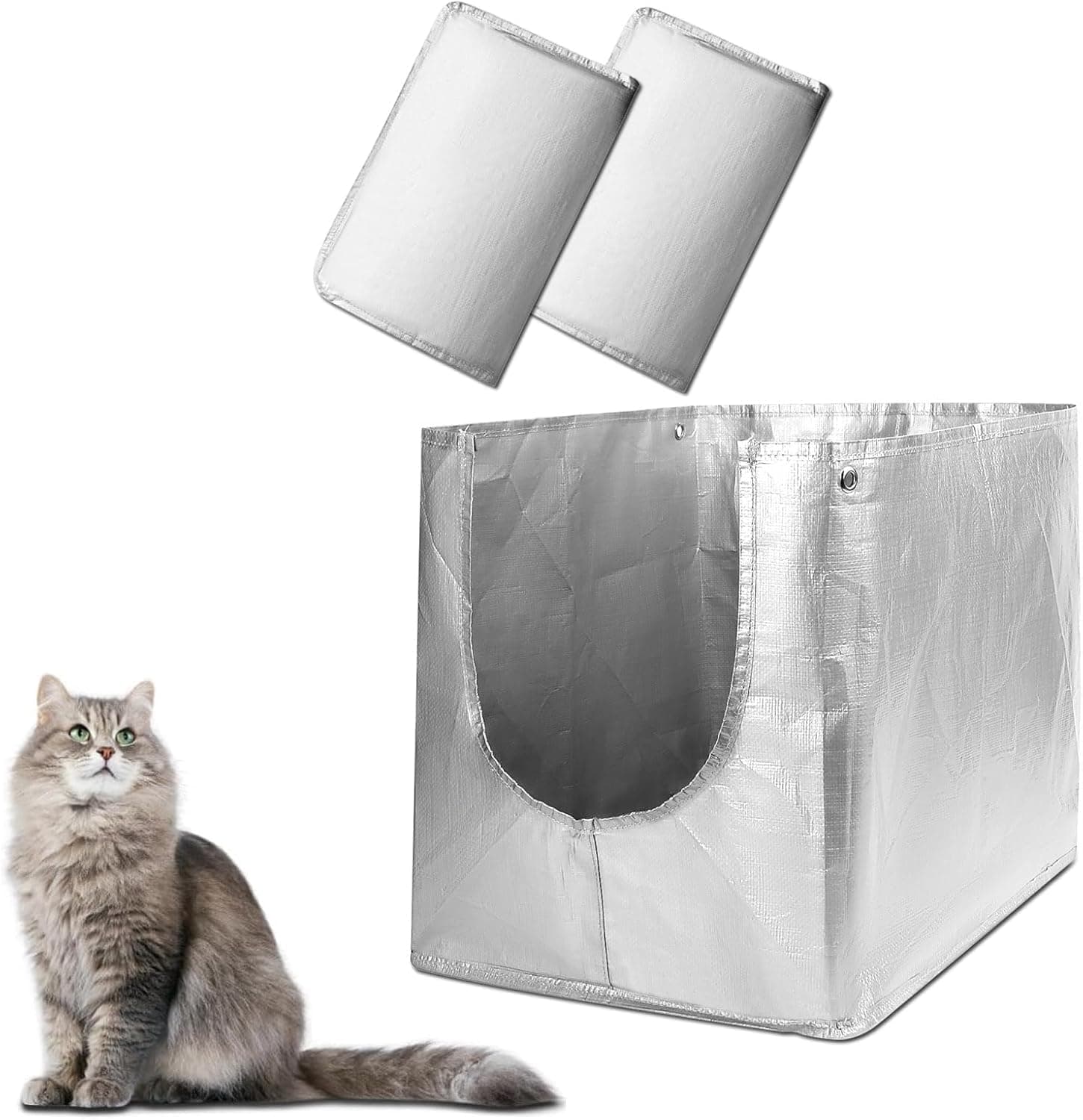 Liner F Compatible with Modkat Flip Litter Box - Reusable Liners for Flip Litter Box - Liner F for Cat Litter Box (2 Pack)