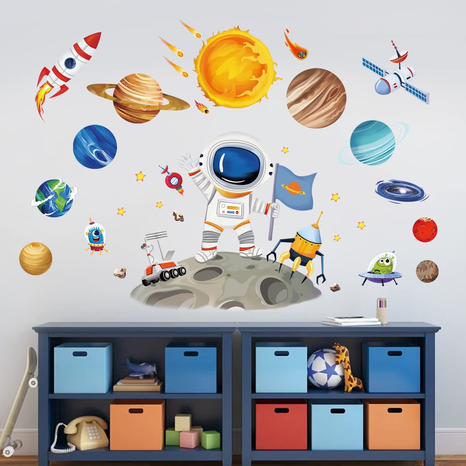 Space Astronaut Wall Stickers