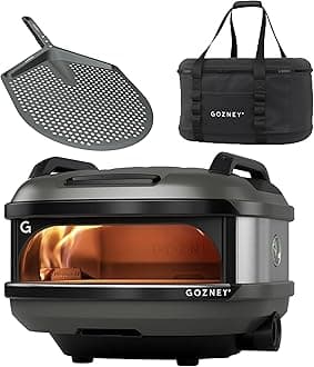 Tread Portable Pizza Oven, Off Black, Propane Gas, makes 12" pizza & Tread Venture Bag & Venture Placement Peel for 12" Pizzas, Designed for Tread Oven & Work W/All Gozney Ovens, 100% Aluminum