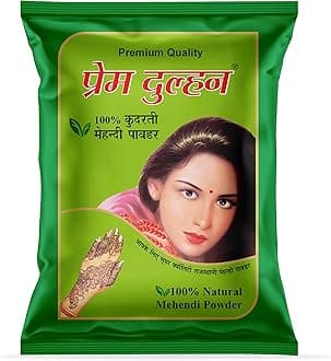 Natural Mehendi Hair Care Powder 1 kg, 100% Pure Natural Henna, Natural Brown Mehandi Color for Hair, Hands and Feet (1000 gram)