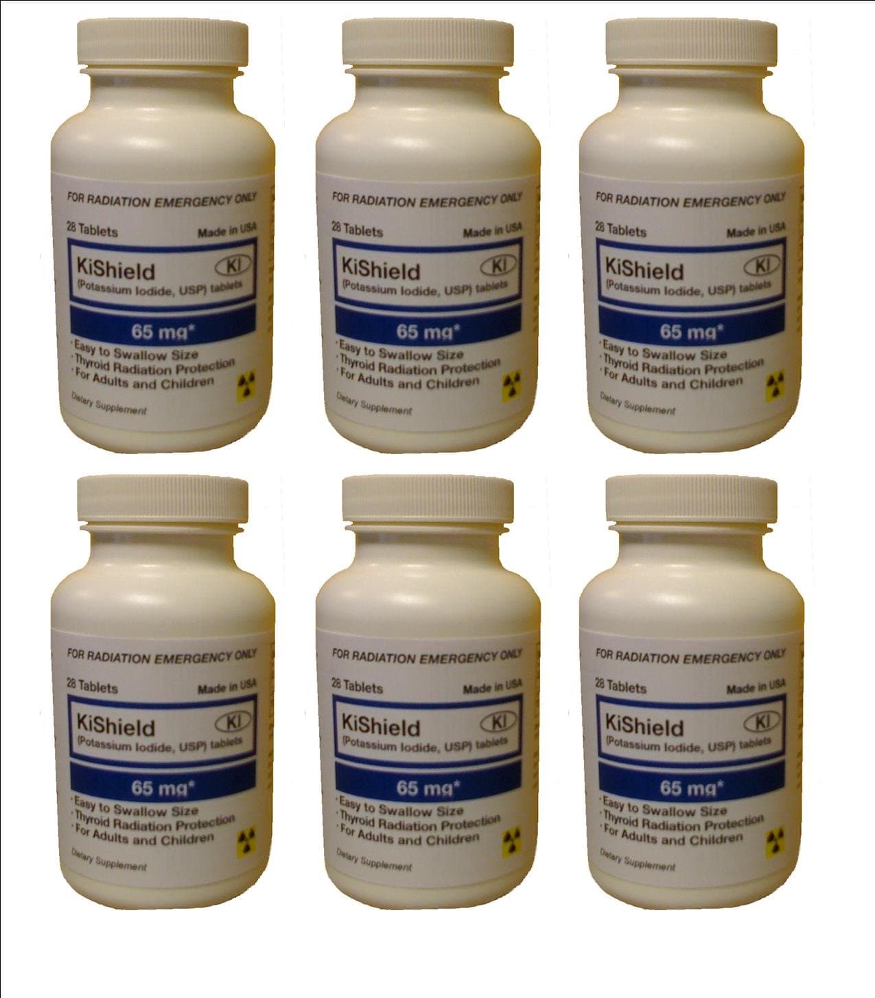 KI Shield Potassium Iodide #1 Brand (65mg) (6)
