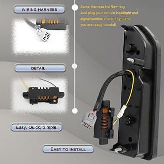 Upgrade Full LED Tail Lights DRL for Suzuki Jimny 2019-2025,Smoked LED Tail lights Rear Brake Lamps & Turn Signal lamp & Parking Light & Reverse Light,2PC Passenger and Driver