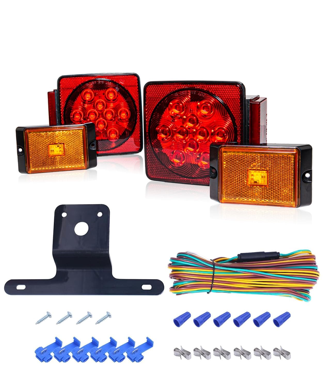 MaxxHaul 70205 12V LED Trailer Light Kit