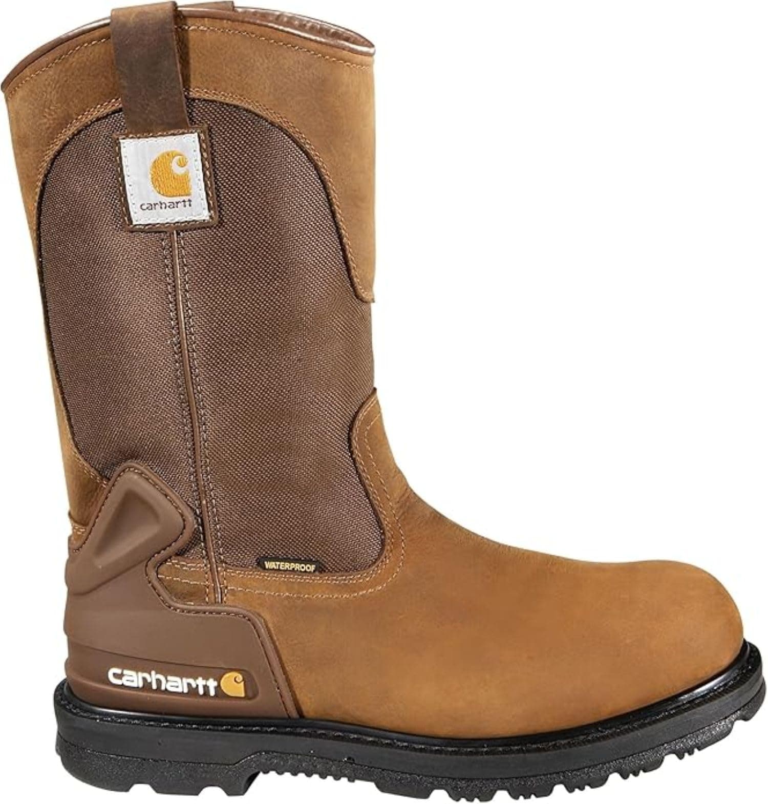 Men’s 11" Soft Toe Wellington Work Boot, Waterproof, EH Rated, Cushioned Insole & Slip-Resistant Outsole