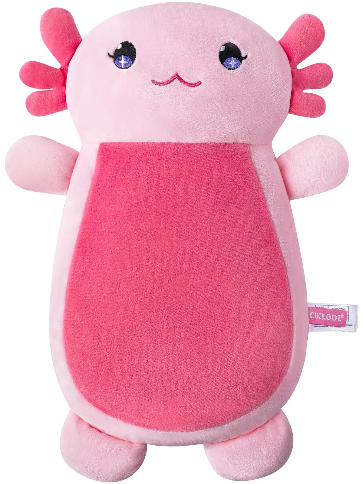 Pink Axolotl Microwave Heating Pad