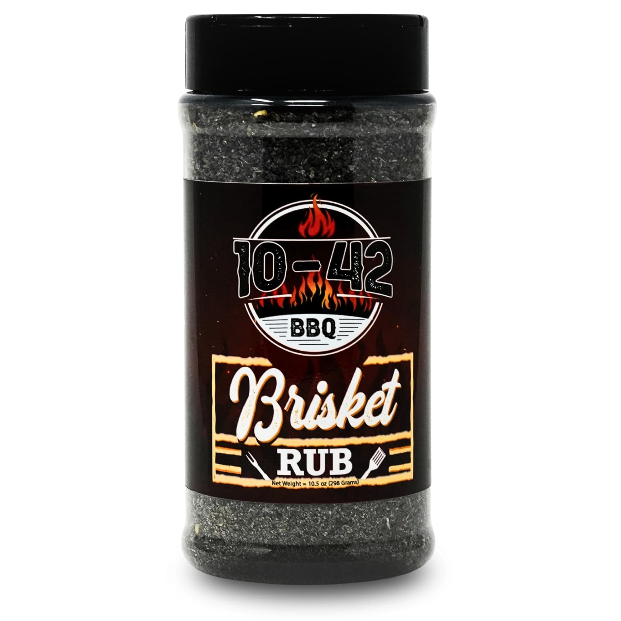 10-42 Bbq Brisket Rub (No Msg) 10.5 Oz - All-Natural Spice Seasoning For Steak, Rib, Meat Beef Dry Rubs And Spices Smoking Grilling Smoker 0