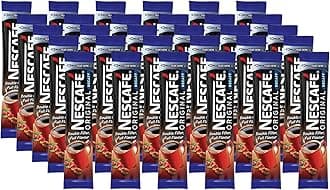 Nescafe Original Decaffeinated Double Filtered Coffee Sticks, 30 X 1.8 G, Sachet, Packet