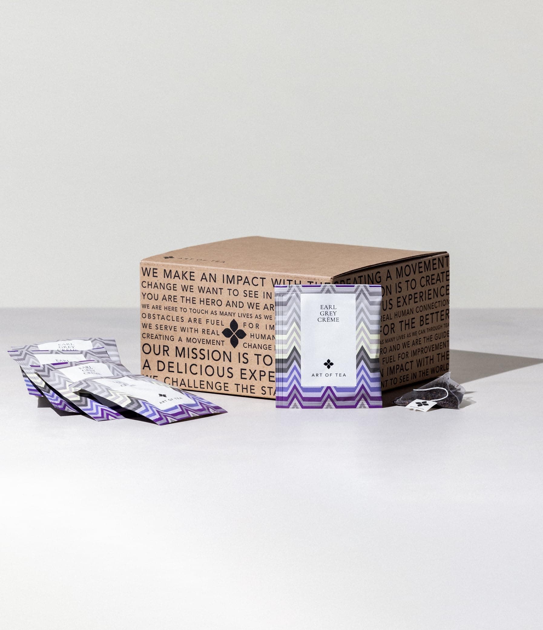 Organic Earl Grey Cream Tea| 50 Count Pyramid Tea Bag Sachets