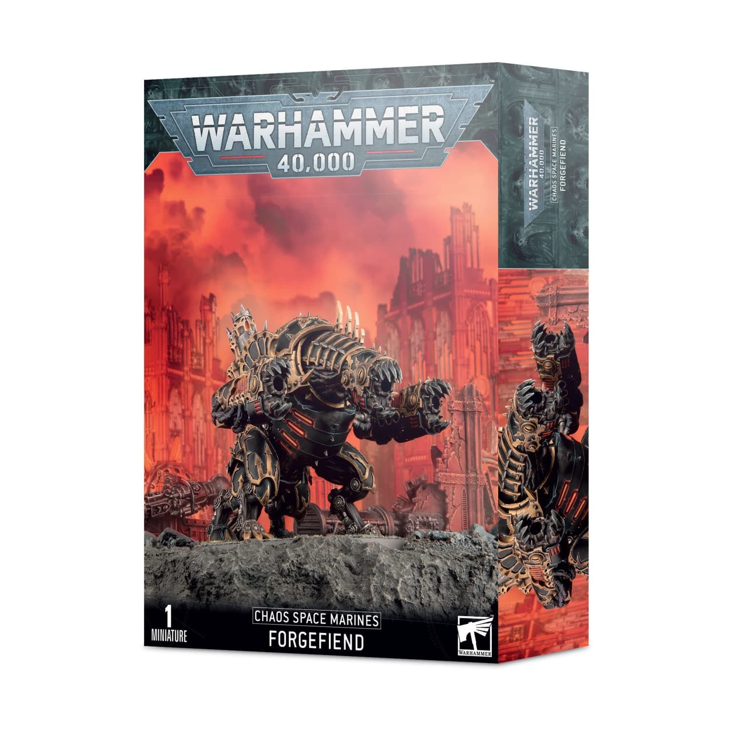 43-14 Warhammer 40k - Space Marine du Chaos Forgefiend (2019), Black