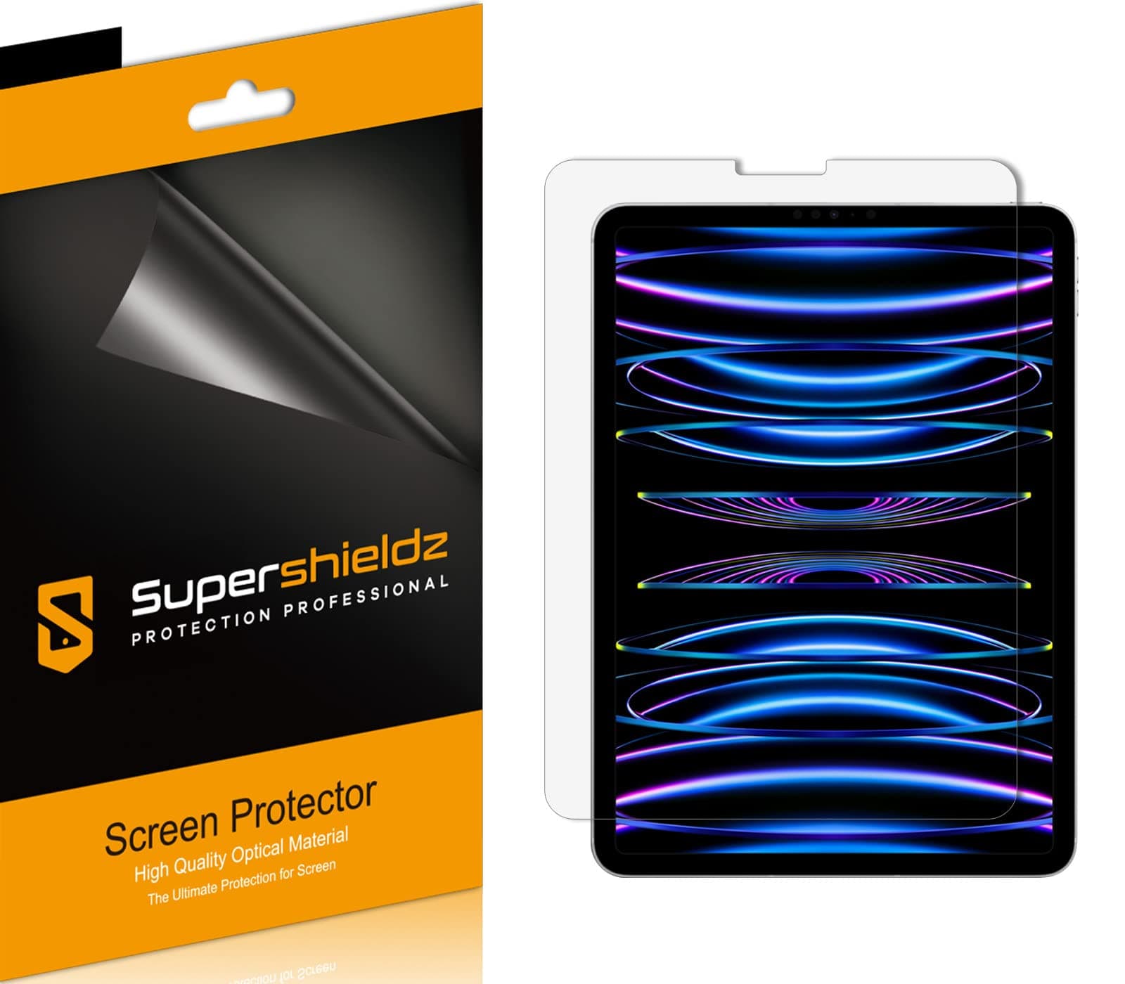 (3 Pack) Supershieldz for Apple iPad Pro 11 inch Screen Protector, 0.23mm High Definition Clear Shield (PET)