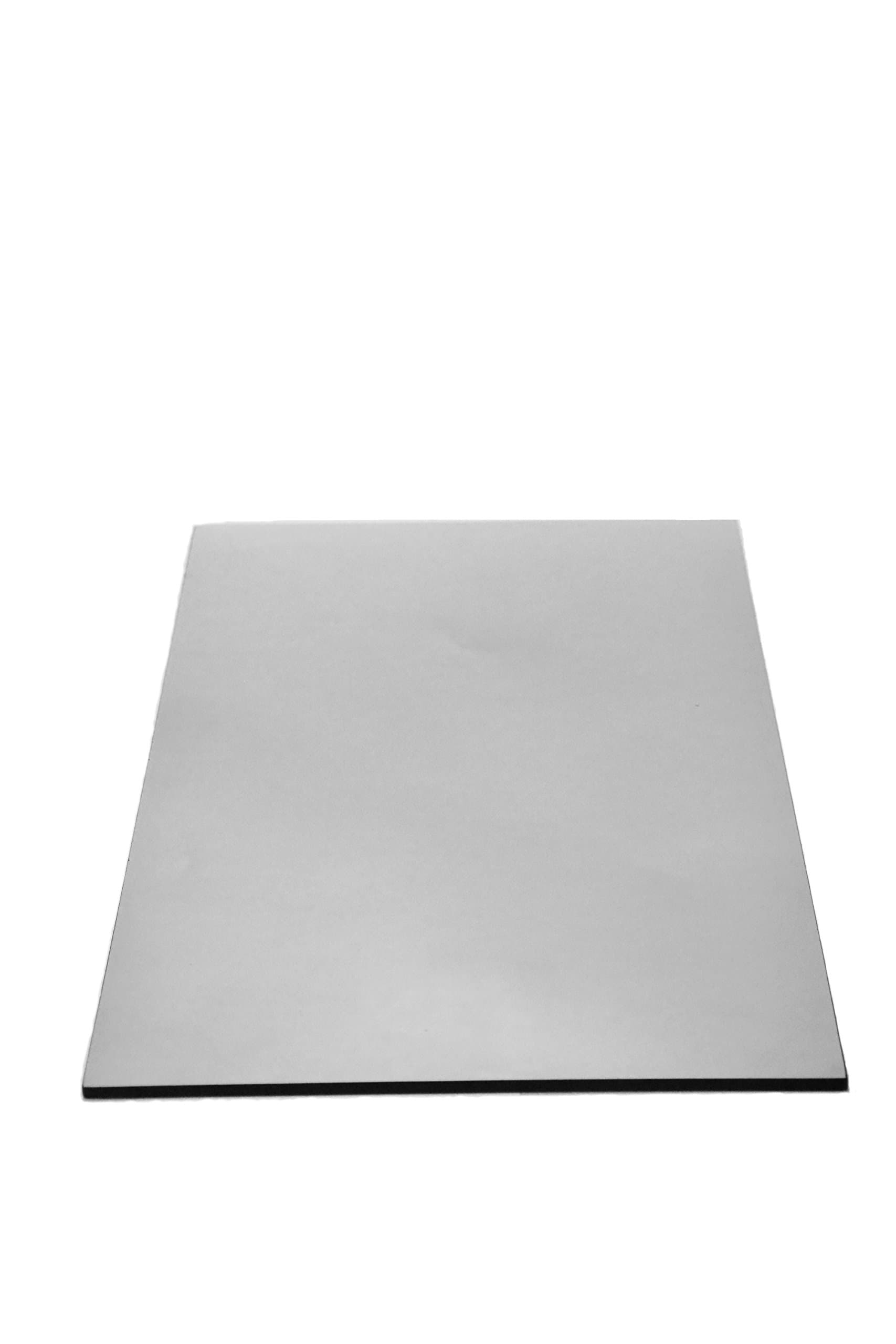 Two Way Glass Mirror - 12" x 24" - Mirropane - 1/4" Thickness - Flat Edge Polished - for Smart Mirrors, Hidden Televisions, Security and Surveillance Applications