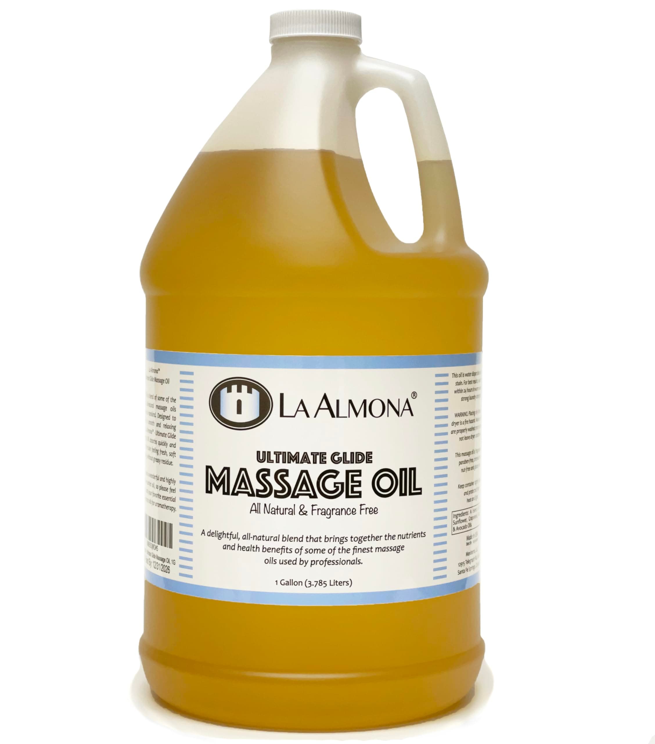 Ultimate Glide Massage Oil, 1 Gallon Refill Jug