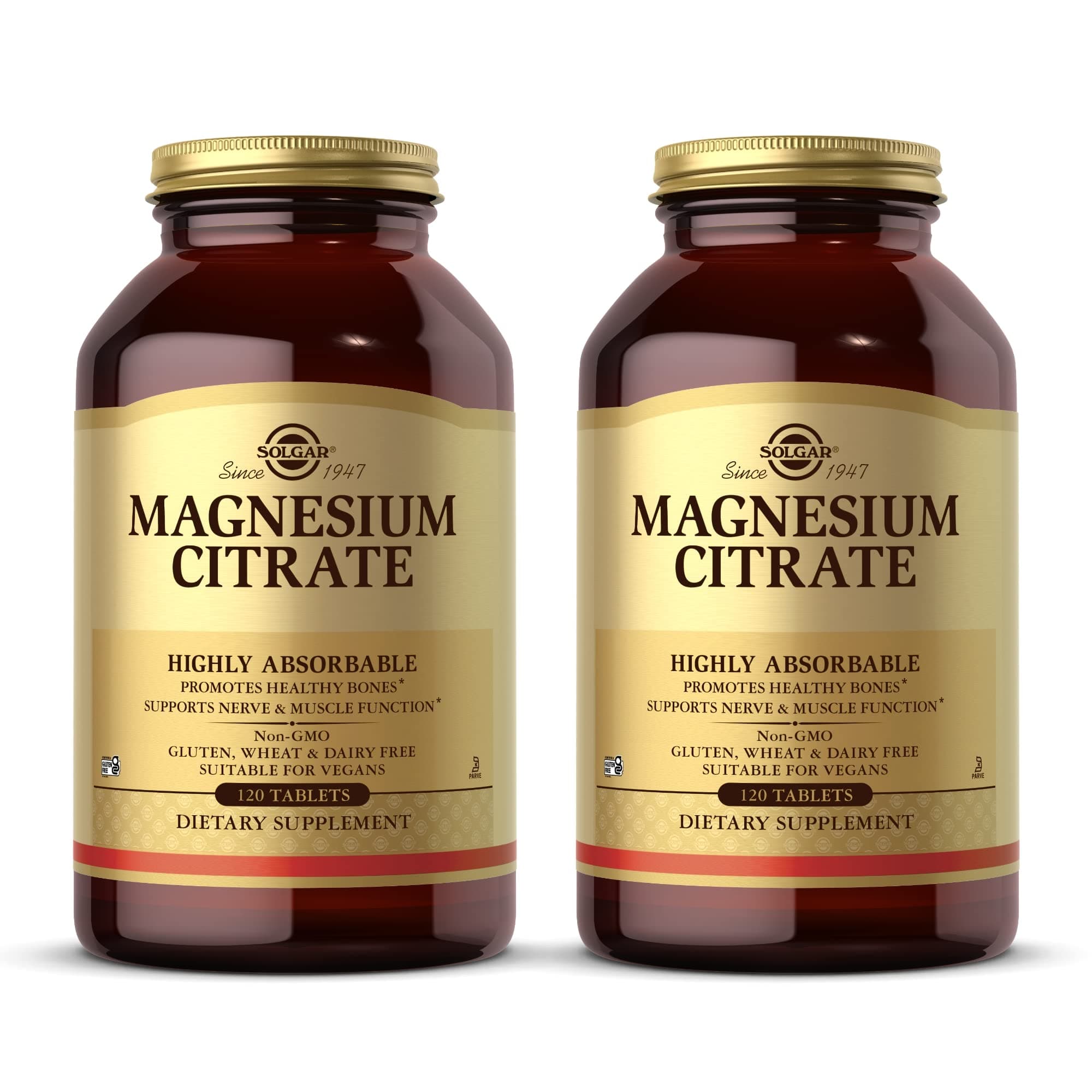 Magnesium Citrate 120 Tablets (pack of 2)