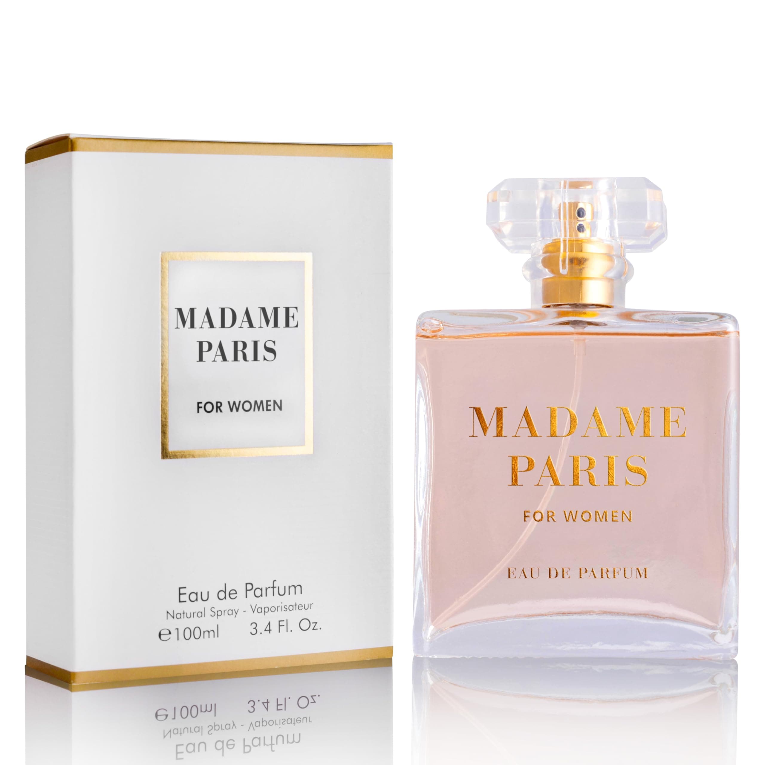 Paris for Women Eau De Parfum 3.4 Oz Pure Femininity in a Bottle Delicate Floral Scents of Jasmine and May Rose A Fragrance That Will Get You Noticed Cruelty Free Perfume Precious Gift for Women