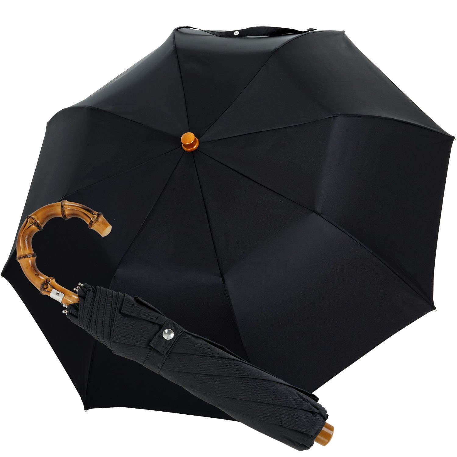 Oertel Handmade pocket umbrella - Whangee Bamboo
