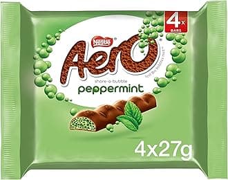 Aero Mint Chocolate Bar Multipack, 27 g (Pack of 4)
