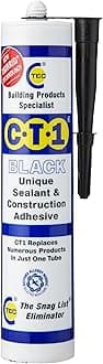 CT1, Black Adhesive Sealant 290ml